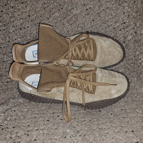 ADIDAS-KAMANDA-Raw Desert-Rare Color-Suede/Rubber-Size 12-Excellent - Picture 8 of 9